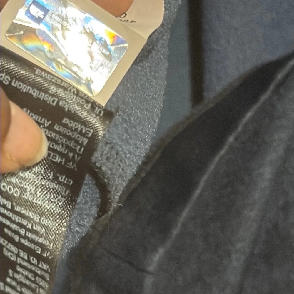 The North Face Lightweight 1/2 zip light canyonlands jacket navy fleece